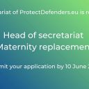 The secretariat of ProtectDefenders.eu