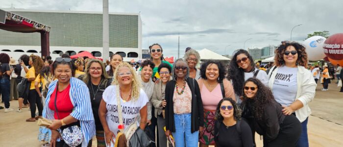 Justiça Gobal e parceiras na Marcha das Mulheres Negras