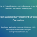 consultancy organizational development job ad