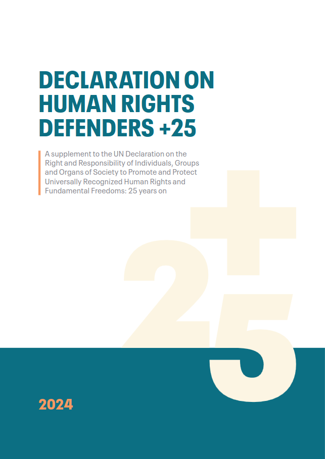 Declaration on Human Rights Defenders +25