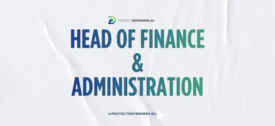 Head of Finance & Administration (2)